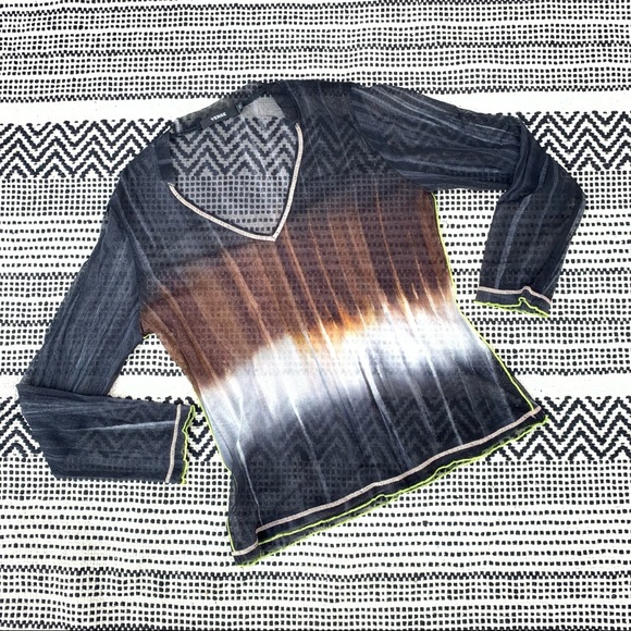 Y2K Verse Mesh Long Sleeve size M (EU 40) - Picture 1 of 3